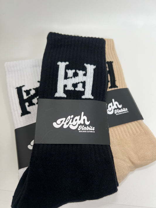 High Habits Monogram Socks