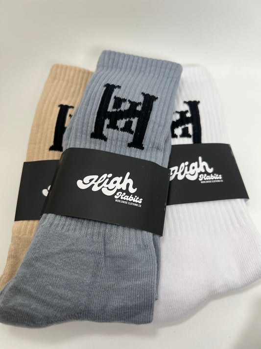 High Habits Monogram Socks